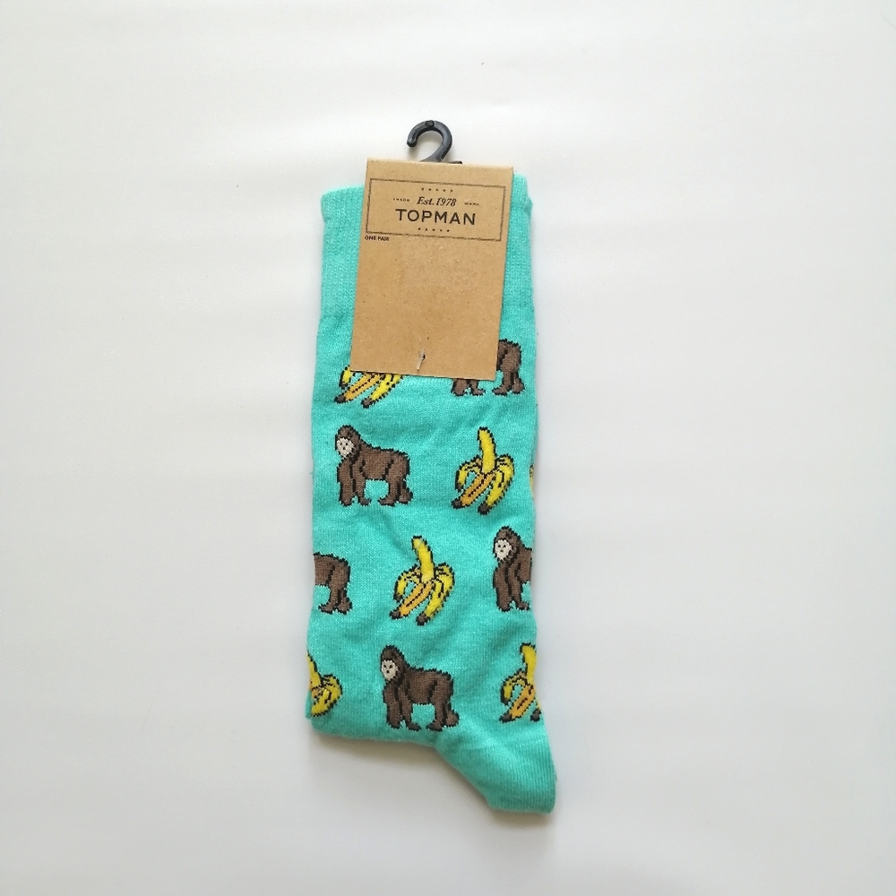 Topman Gorilla Socks NWT